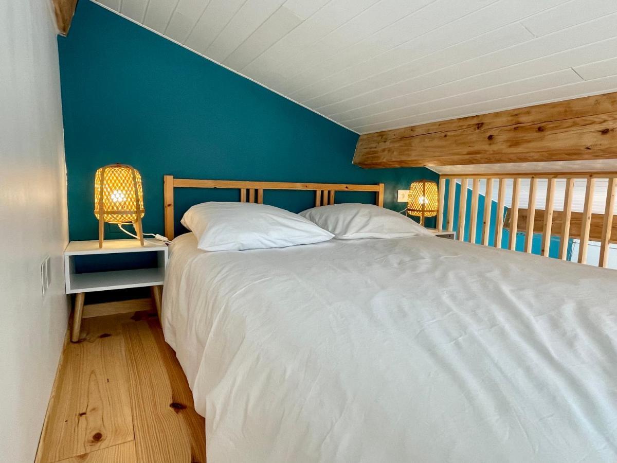 Annexe Des Pins - Studio Gite Avec Piscine & Climatisation Villeneuve-les-Beziers ภายนอก รูปภาพ
