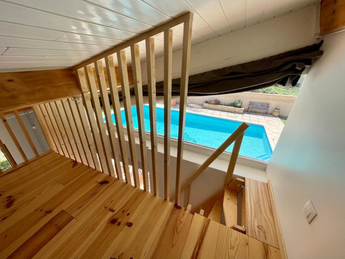 Annexe Des Pins - Studio Gite Avec Piscine & Climatisation Villeneuve-les-Beziers ภายนอก รูปภาพ