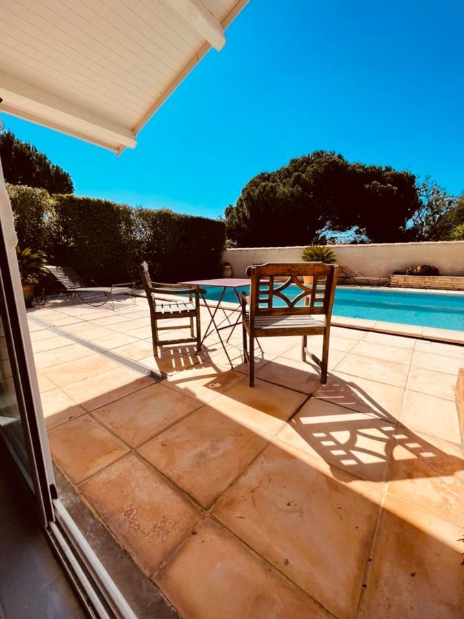 Annexe Des Pins - Studio Gite Avec Piscine & Climatisation Villeneuve-les-Beziers ภายนอก รูปภาพ