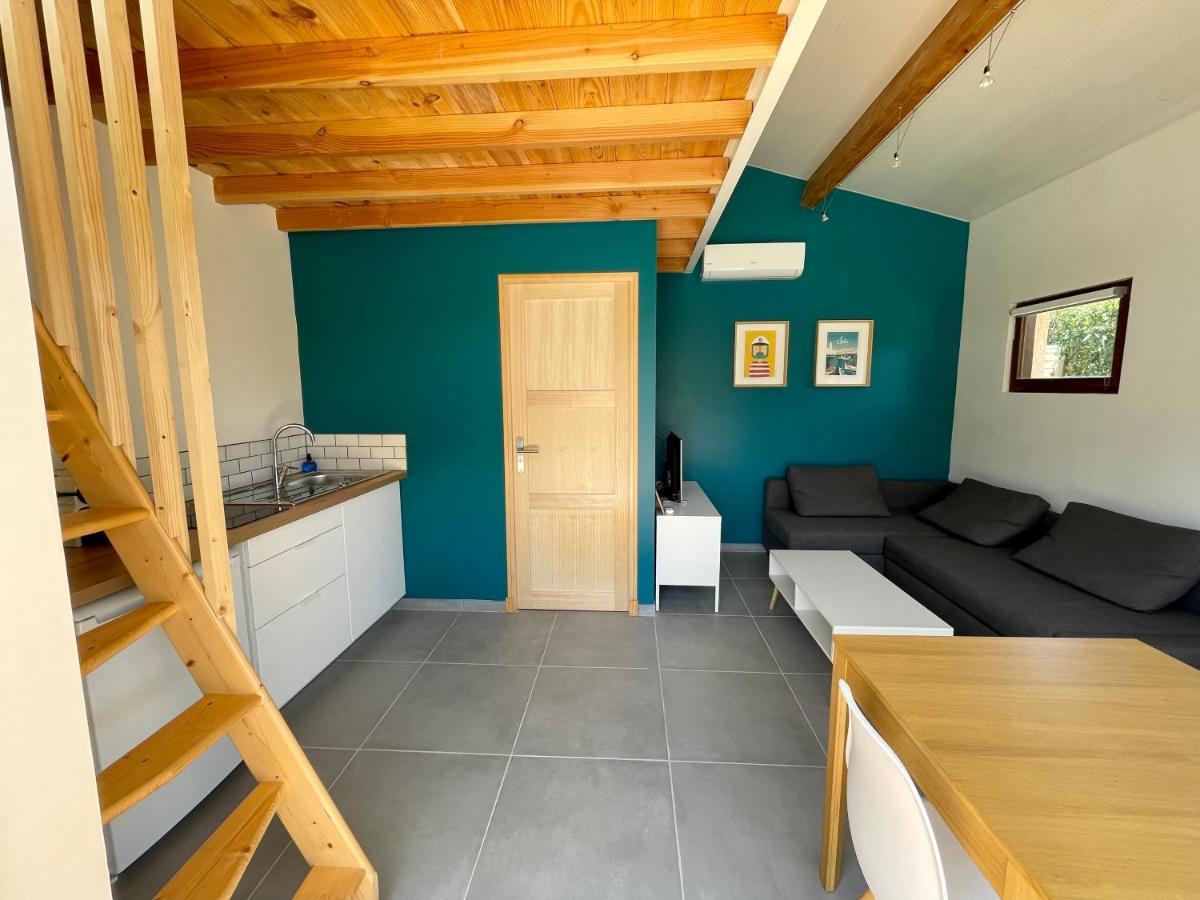Annexe Des Pins - Studio Gite Avec Piscine & Climatisation Villeneuve-les-Beziers ภายนอก รูปภาพ